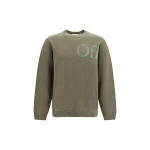 Off-White Bicolor Wool Oves Aries Men's Sweatshirt
